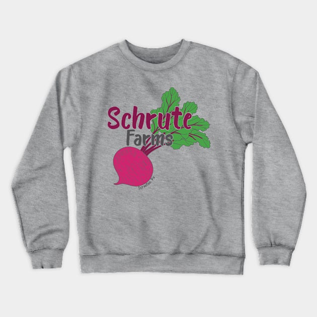 Schrute Farms Crewneck Sweatshirt by Tee Arcade